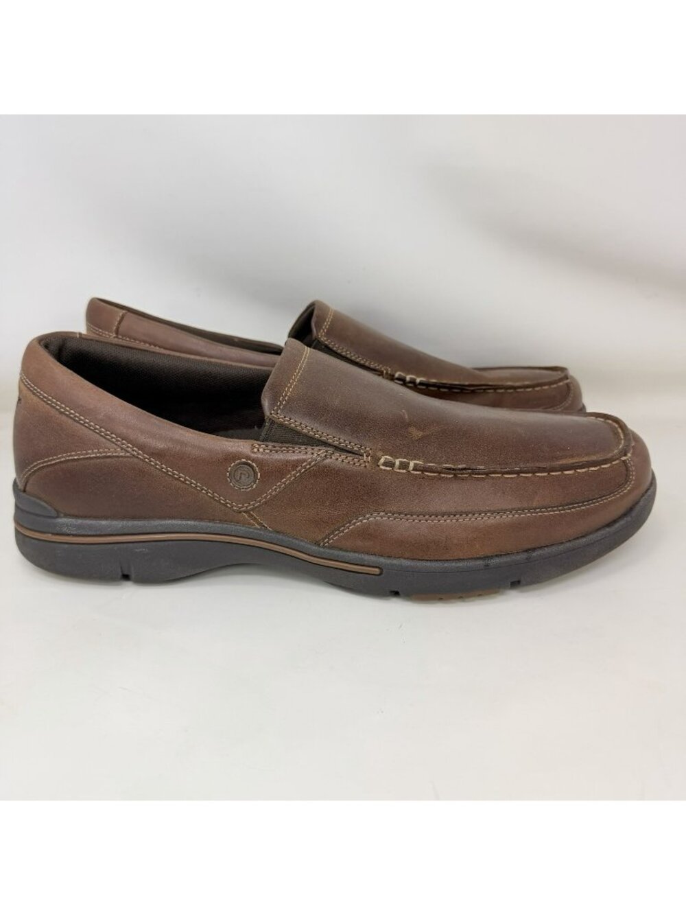 Rockport Eberdon Slip On Loafers Brown Men’s Size 12